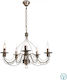 Fan Europe 216/00600 Πολυέλαιος 5xE14 Ø61cm με Κεράκια Καφέ 241088