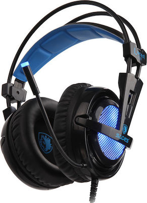 Sades Locust Plus Over Ear Gaming Headset with Connection USB