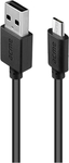 Acme Regular USB 2.0 to micro USB Cable Μαύρο 2m (CB1012BK)