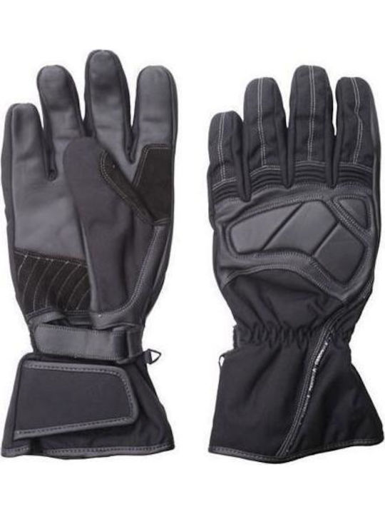 Modeka Basic One Χειμερινά Ανδρικά Γάντια Μηχανής Αδιάβροχα Μαύρα
