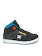 Rebound Παιδικά Sneakers High Μαύρα
