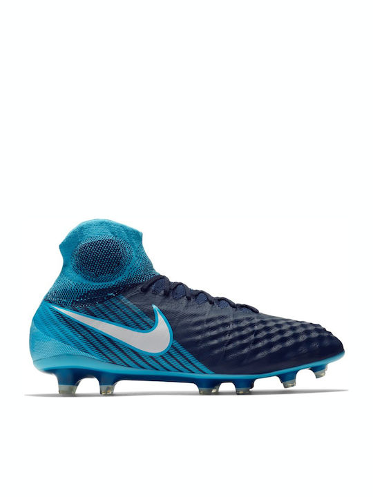 Nike Magista Obra II FG Ποδοσφαιρικά Παπούτσια με Τάπες Μπλε