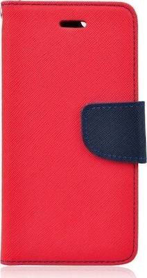 Forcell Fancy Synthetic Leather Wallet Red (iPhone X / Xs)