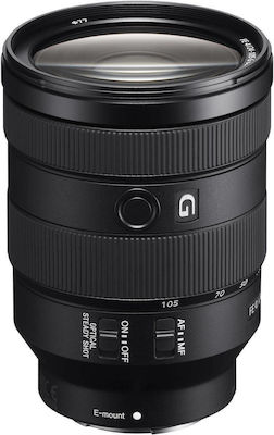 Sony Full Frame Φωτογραφικός Φακός FE 24-105mm f/4 G OSS Standard Zoom για Sony E Mount Black