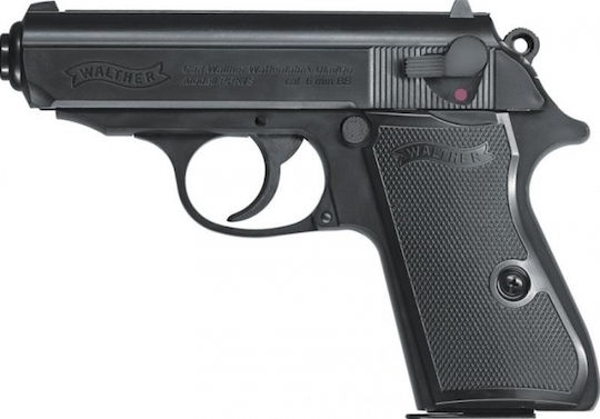 Umarex Spring Air Pistol Metal Slide Walther PPK/S Black 6mm