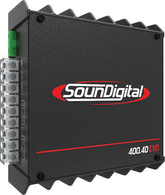 SounDigital Car Audio Amplifier SD400.4D EVO 4 Channels (D Class)