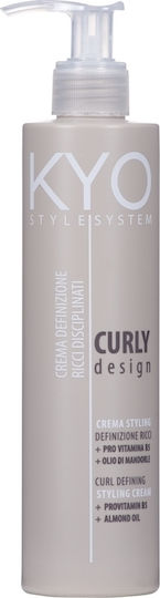 KYO Curly Design Anti-Frizz Hair Styling Cream for Curls with Light Hold 250ml