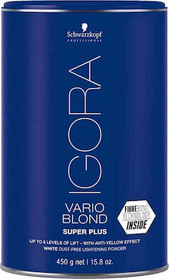 Schwarzkopf Igora Vario Blond Super Plus Lightener Bleaching Powder Up To 8 Grades 450gr