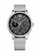 Tommy Hilfiger Damon Ανδρικό Ρολόι 44mm Χρονογράφος Μπαταρίας με Ασημί Μεταλλικό Μπρασελέ