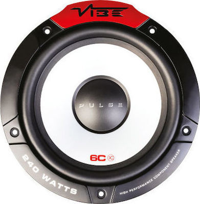 Vibe Audio Комплект Автомобилни Високоговорители Pulse 6C - V4 Сплит-системи 6.5" с 80W RMS (2 път)