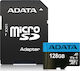 Adata Premier microSDXC 128GB Class 10 U1 V10 A1 UHS-I με αντάπτορα