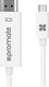 Promate uniLink-H1 Cable HDMI male - USB-C male 1.8m Λευκό