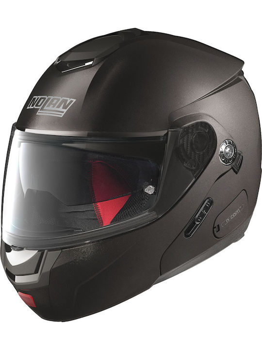 Nolan N100-5 Special N-Com Grafit negru 9 Cască Moto Flip-Up ECE 22.05 1650gr cu Sunvisor