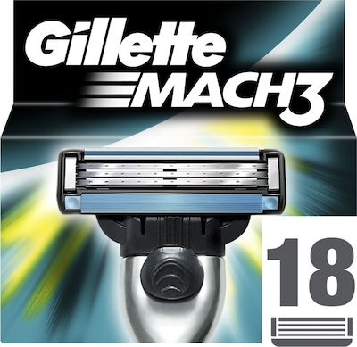 Gillette Mach 3 18τμχ Capete de schimb 18buc