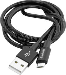 Verbatim 48863 Spiral USB 2.0 to Micro USB 1m Black