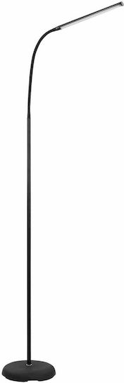 Eglo Laroa LED Floor Lamp Height 130x53cm with Natural White Light 550lm Black