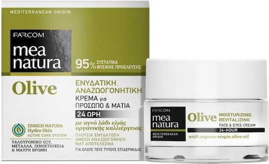 Farcom Mea Natura Olive Moisturizing, Revitalizing 24-Hou 24h Creme Gesicht 50ml