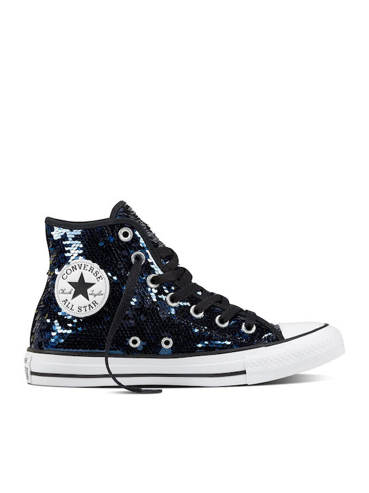 Converse Chuck Taylor All Star Sequins Women s Boots Blue 557923C