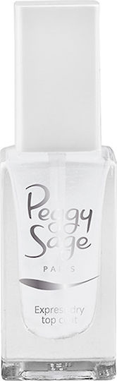 Peggy Sage Express Deckschicht für normale Nagellacke Schnelltrocknend 11ml