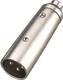 Soundsation Конвертор XLR Мъжки към RCA Женски Сребрист 1 Брой SADA013-1