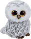 TY Plush Beanie Boos Owlette White Owl Reg for Ages 3+ 15 cm