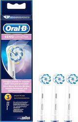 Oral-B Sensi Ultra thin Ανταλλακτικές Κεφαλές για Ηλεκτρική Οδοντόβουρτσα 176626 3τμχ