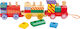 Small Foot Pull-Along Toy Colorful Train made of Wood for 12++ Months