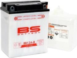 BS Conventional Deschis Baterie Motocicleta YB12A-B 155A cu Capacitatea 12.6Ah 72BB12AB