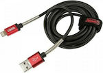Lampa Regular USB to Lightning / micro USB Cable Κόκκινο 2m (L3884.1/T)