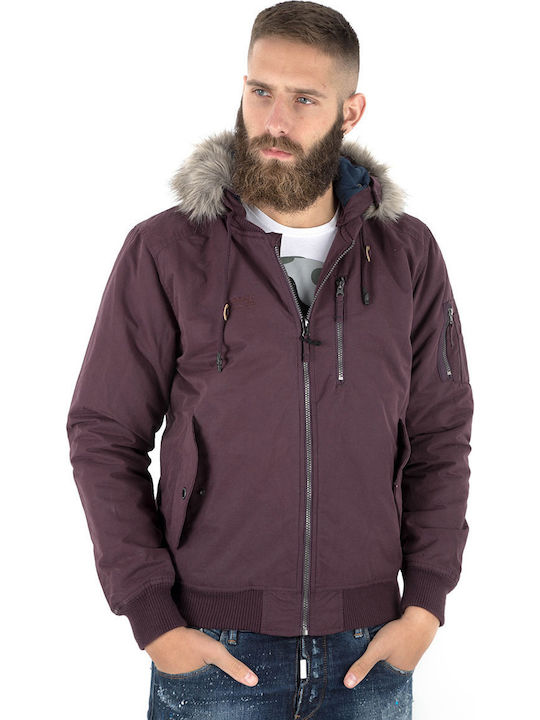 3 in 1 Winter Jacket Bomber Wine
