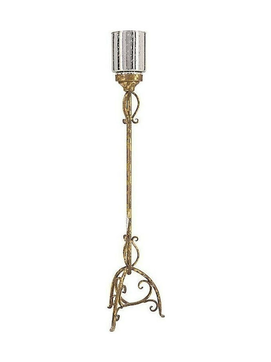 Inart Candle Holder in Gold Color