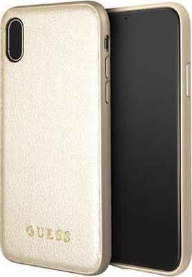 Guess Iridescent Hard Back Cover Μπεζ (iPhone X/Xs)