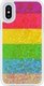 4-OK Liquid Cover Rainbow Задна корица Силикон Многоцветен (iPhone X / XS)