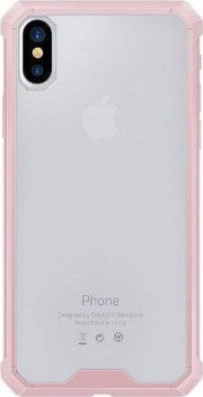 4-OK Air Hybrid Back Cover Silicone Pink (iPhone X / Xs)