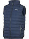 Basehit Men's Sleeveless Puffer Jacket Navy Blue