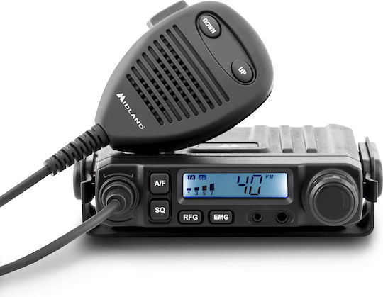 Midland M-Mini CB Αυτοκινήτου 4W με Μονόχρωμη Οθόνη