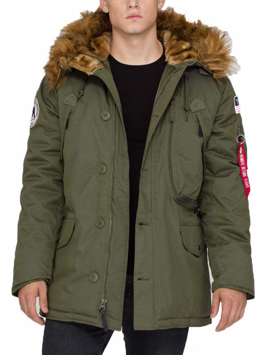 Alpha Industries Geci Bărbați Polar Iarnă Parka...