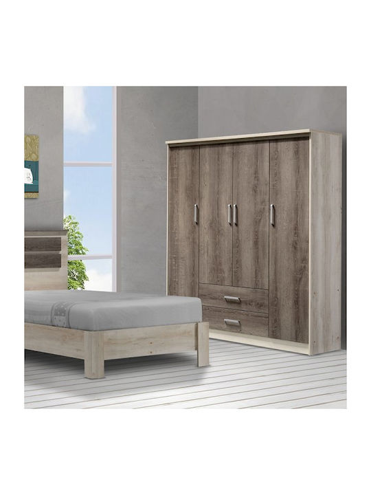 Четири врати Гардероб Olympus Castillo-Toro 159x57x183см