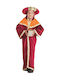 Kids Christmas Costume Wizard 3 Wise Men Magician Bordeaux Red