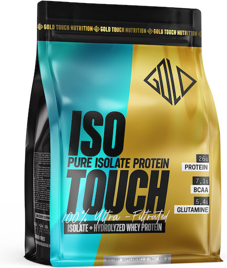 GoldTouch Nutrition Iso Touch 86% Pouch Protein Whey Gluten Free with Flavor Chocolate With Hazelnuts 908gr