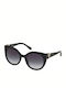 Swarovski Women's Sunglasses with Black Plastic Frame and Black Gradient Lens SK0156 01B