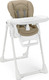 Cam Pappananna Foldable Highchair with Metal Frame & Fabric Seat Beige