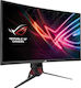 Asus Rog Strix XG32VQ VA Curbat Monitor de jocuri 31.5" QHD 2560x1440 144Hz cu Timp de Răspuns 4ms GTG