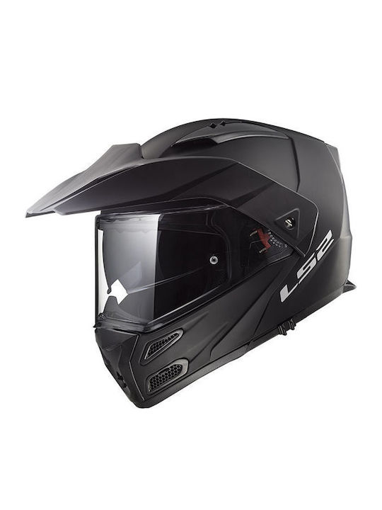 LS2 FF324 Metro Evo Flip-Up Helmet with Pinlock and Sun Visor ECE 22.05 1550gr Solid Matt Black