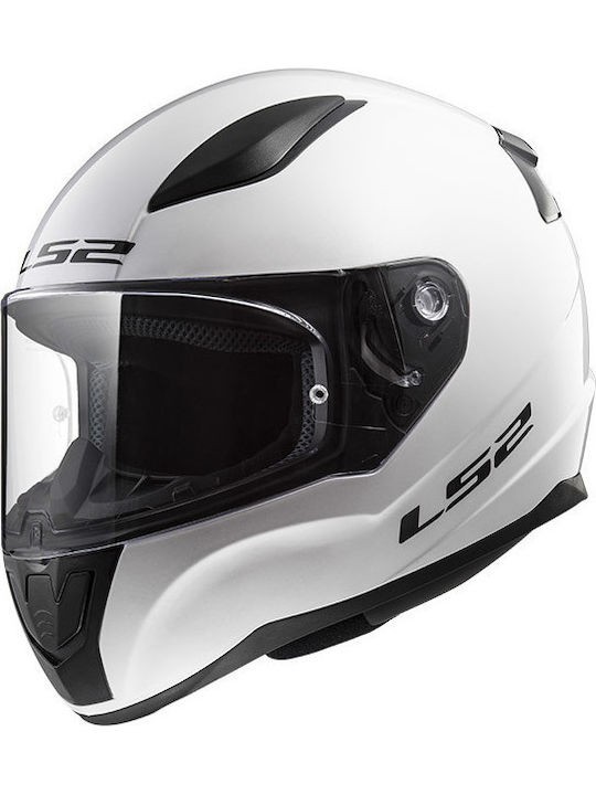 LS2 Rapid Mini Solid White Child Motorcycle Hel...