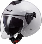 LS2 OF573 Twister Jet Helmet with Sun Visor 1150gr