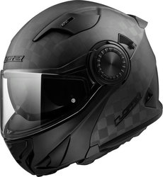 LS2 Vortex Flip-Up Helmet with Pinlock and Sun Visor ECE 22.05 1390gr Matt Carbon