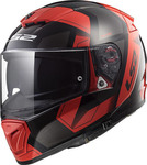 LS2 Breaker FF390 Physics Full Face Helmet with Pinlock and Sun Visor ECE 22.05 1400gr Black/Red