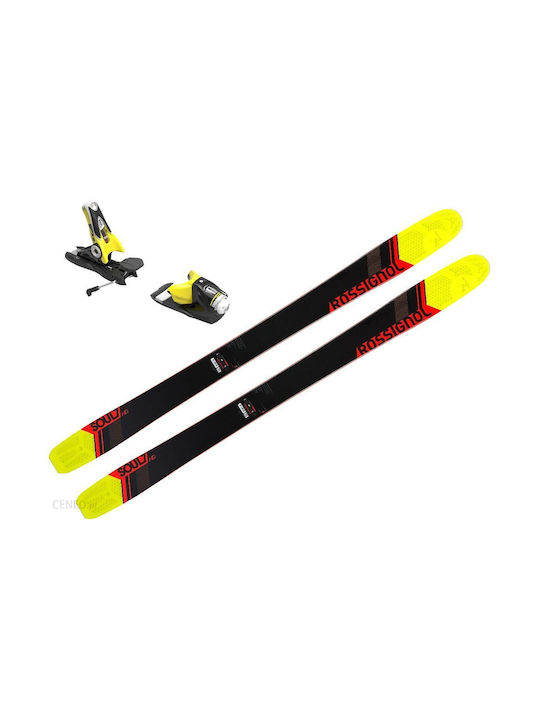 Rossignol Soul 7 HD Ανδρικά Πέδιλα Σκι σε Μαύρο Χρώμα με Δέστρες SPX 12 Dual WTR B120