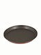 Pal Aluminum Baking Pan with Non-Stick Interior Coating Red